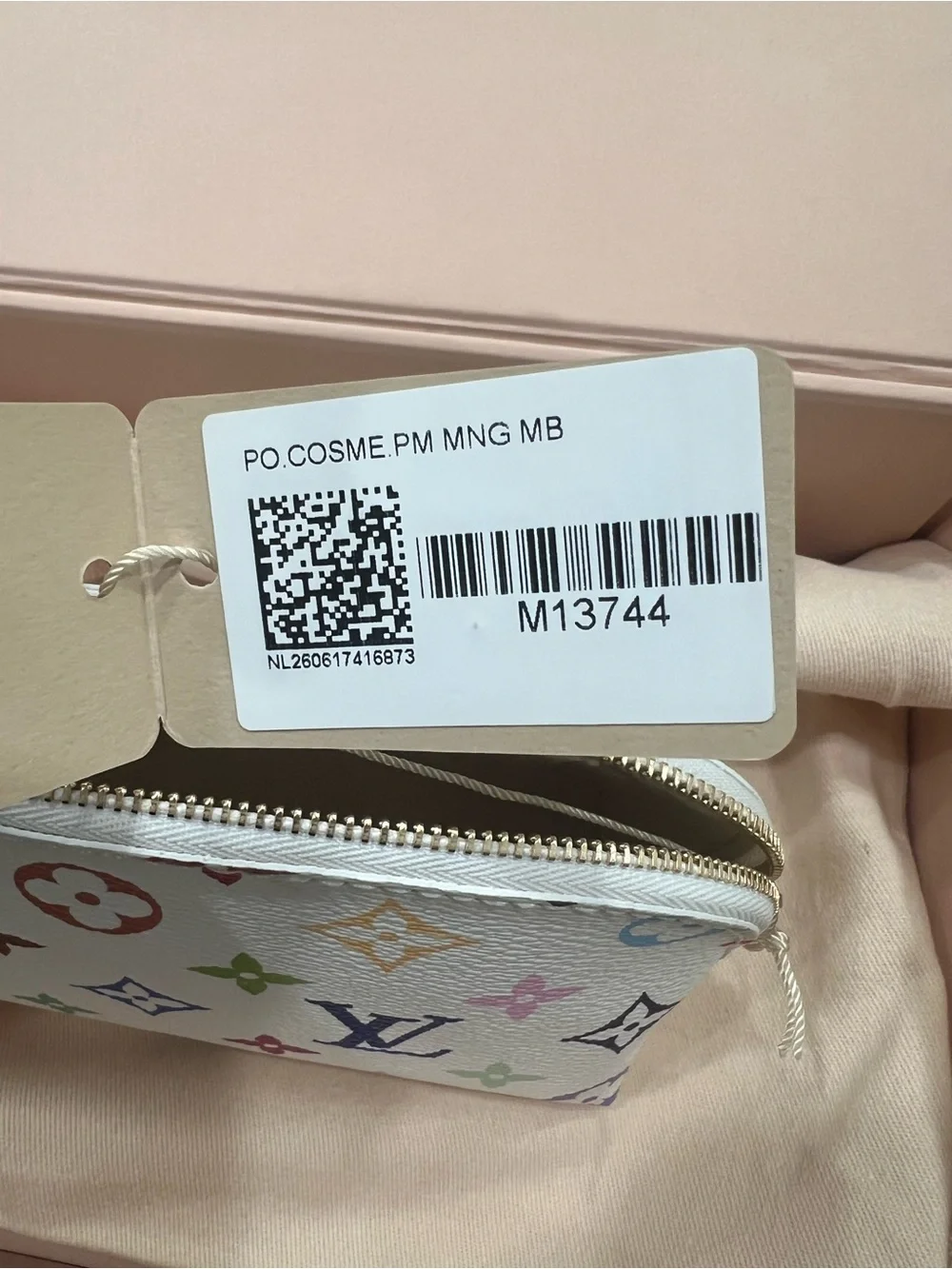 Louis Vuitton x Murakami White Multicolor Monogram cosmetic Pouch